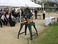 「被爆者二世の部会」による慰霊式典と平和の鐘