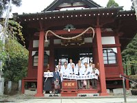 祖師堂前にても